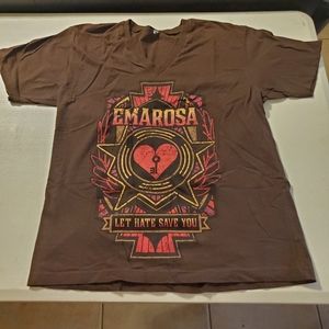 2/$20 Emarosa heart lock v-neck. Size Large.